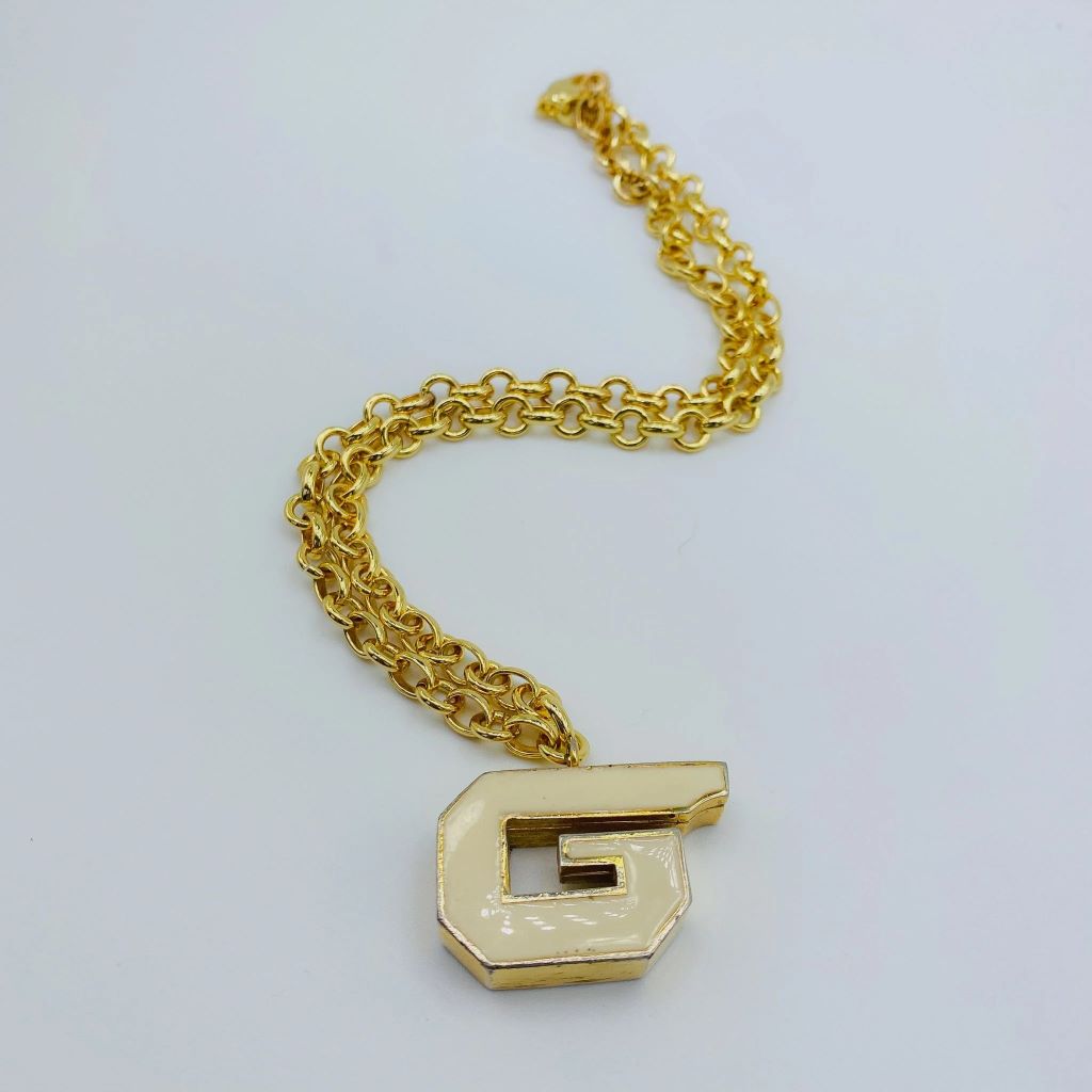Re-engineered Givenchy Whistle Keychain Necklace, 1970s