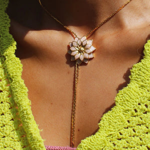 18ct Gold Plated Lariat Necklace, 1970s