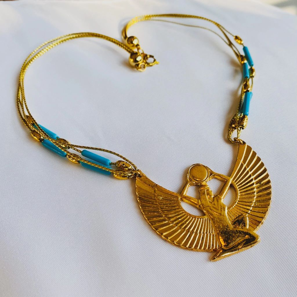18ct Gold Plated Statement Necklace, 1970s