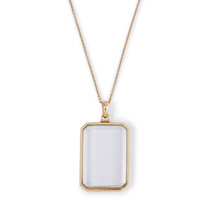 1970 Cartier, 18ct Yellow Gold Rock Crystal Locket Pendant