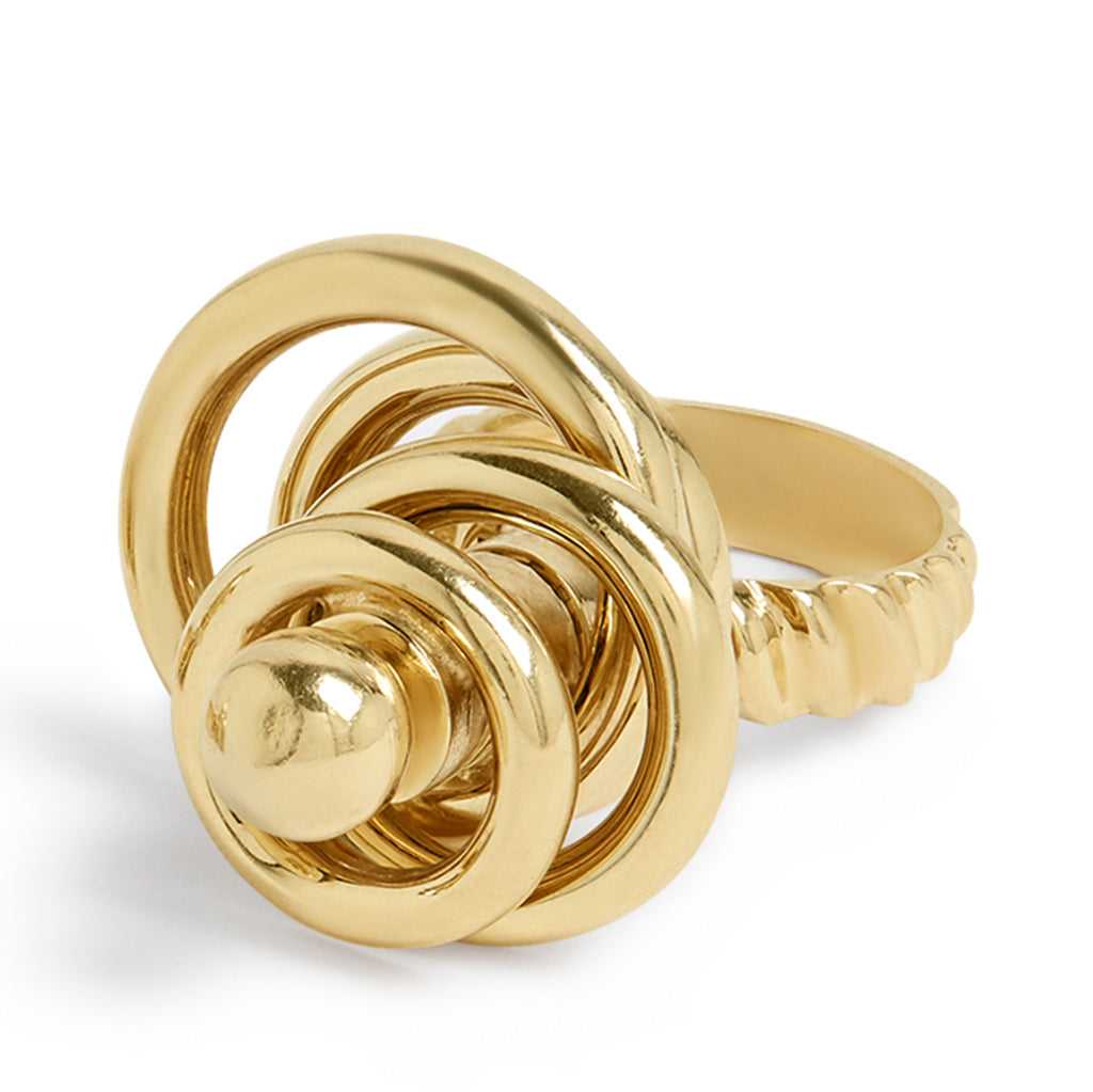 14ct Yellow Gold Spinner Ring, 1970s