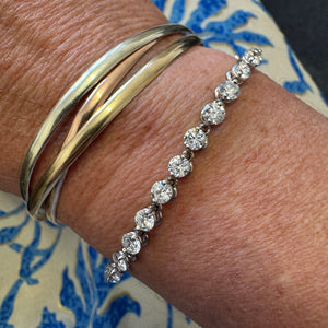 1940s Diamond Line Tennis Bracelet