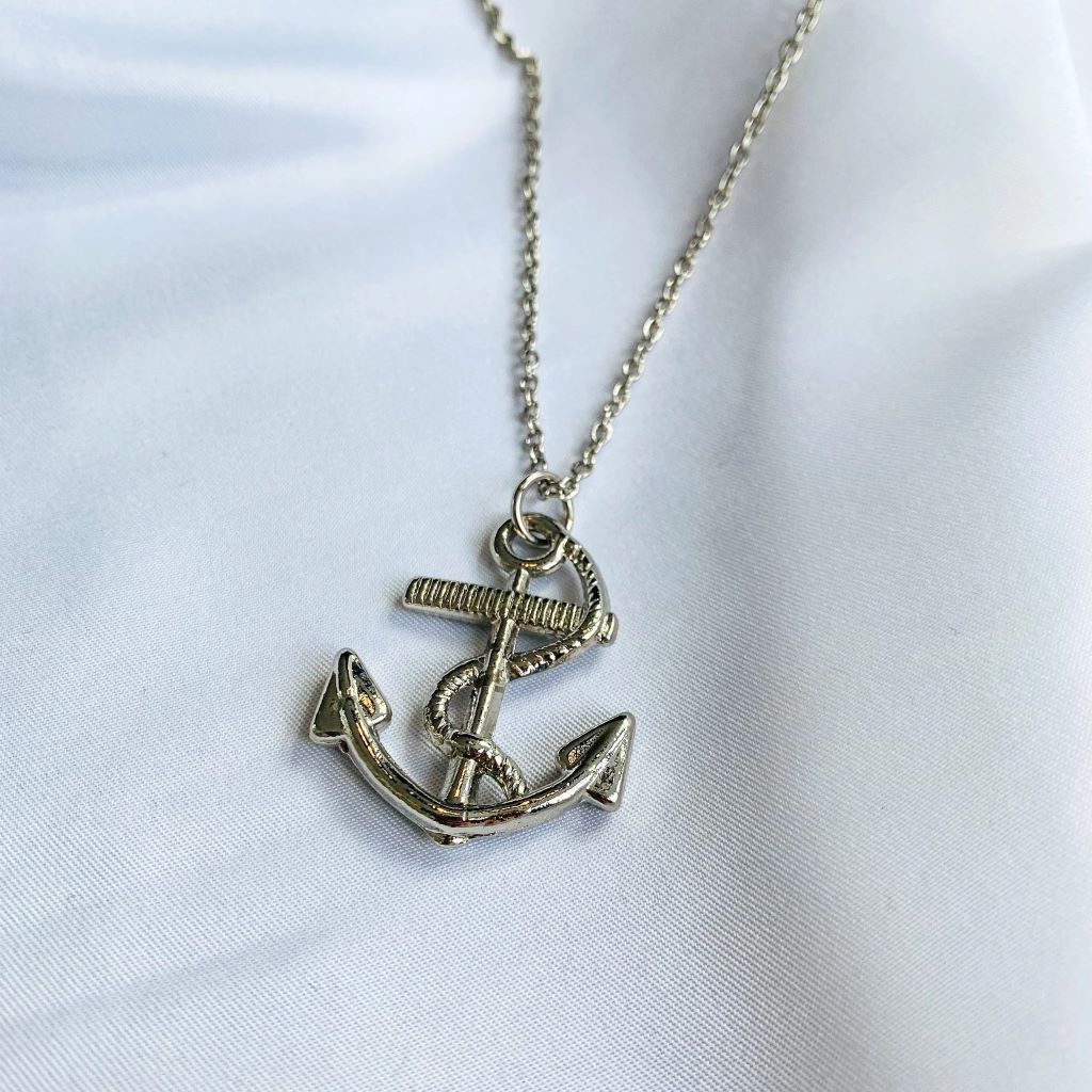 Silver Plated Nautical Necklace, 1980s