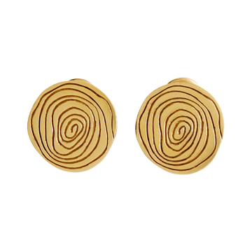 Andrew Grima 18ct Yellow Gold Infinity Spiral Earrings, 1970s