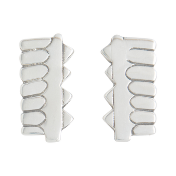 Vintage Glen Yank Aluminium Earrings, 1980s