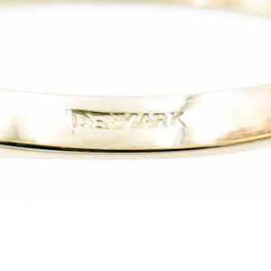 Hans Hansen, Denmark Modernist 14k Gold Kinetic Ring, 1970s