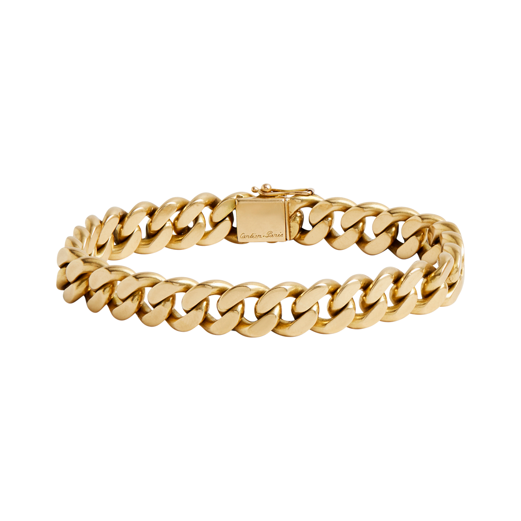 Cartier Gold Curb Bracelet 1970s Omn que