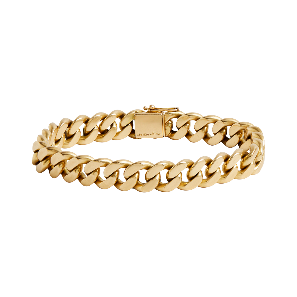 Cartier Gold Curb Bracelet, 1970s