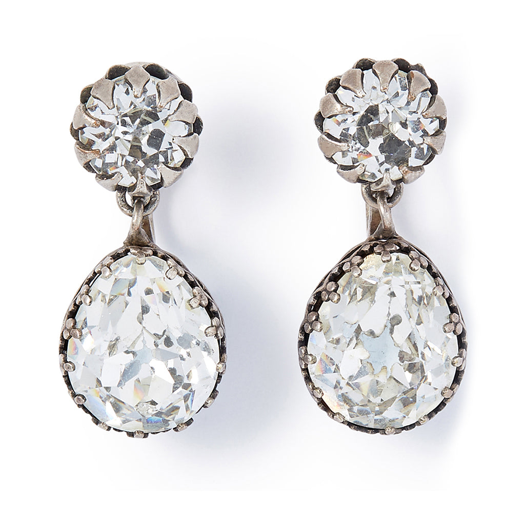 1950s Diamante Earrings