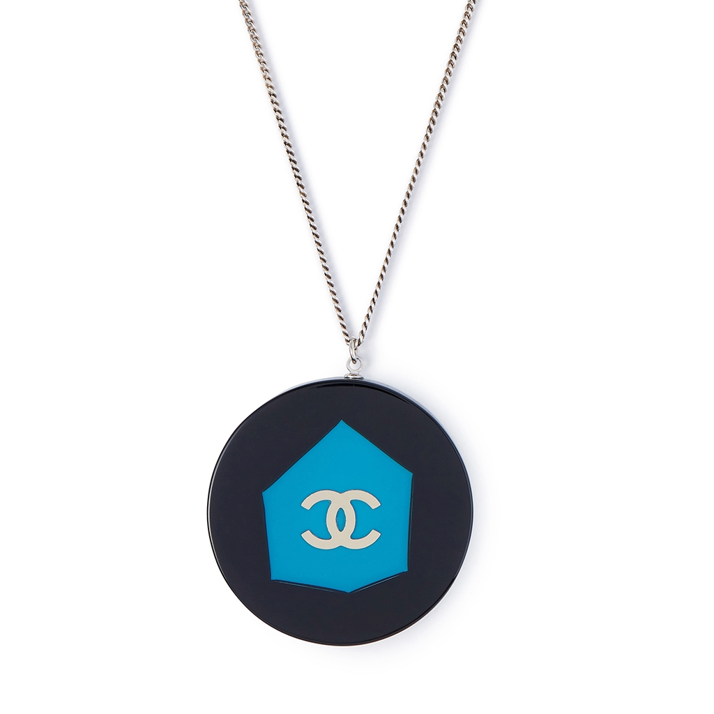 Cc logo necklace deals