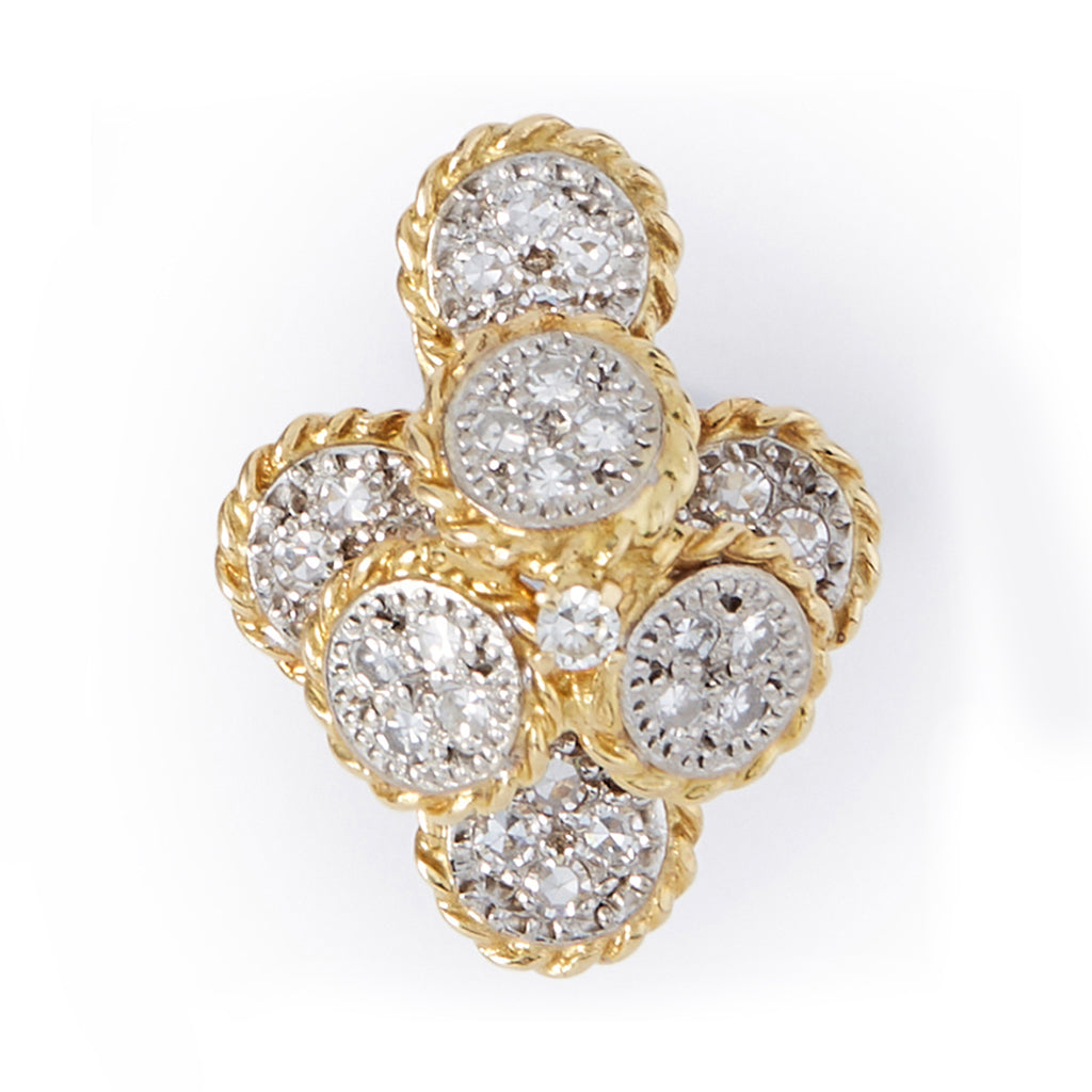 18ct Yellow Gold and Diamond Ring, 1970s