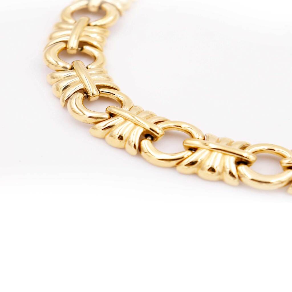 Givenchy, Vintage Link Gold Plated Collar Necklace, 1980s
