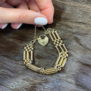 9ct Gold Link Bracelet