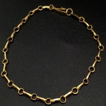 A Vintage 12ct Gold Circle Link Bracelet
