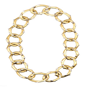 1984 Angela Cummings New York, 18ct Gold and Platinum Spikes Necklace