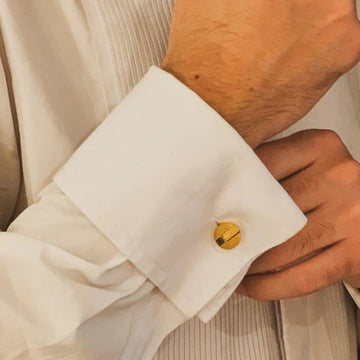 Balmain Gold Plated Cufflinks, 1970s