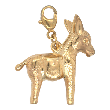 Vintage 9ct Yellow Gold Donkey Charm / Pendant