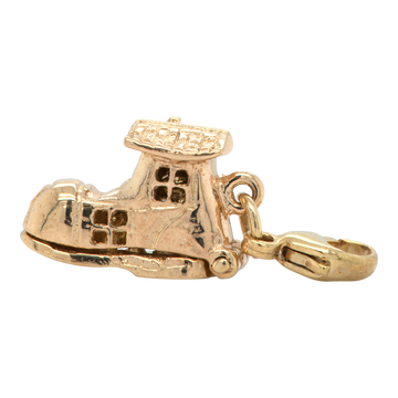 Vintage 9ct Yellow Gold Boot Charm / Pendant