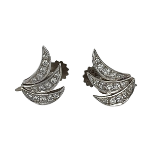 Diamond Cuff Earrings