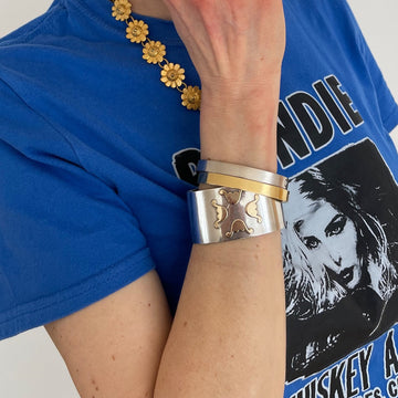 Pierre Cardin Modernist Cuff Bracelet