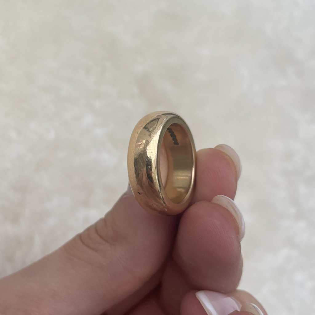 Super Heavy Vintage 22ct Gold Wedding Band – 20g+ & 7mm Wide