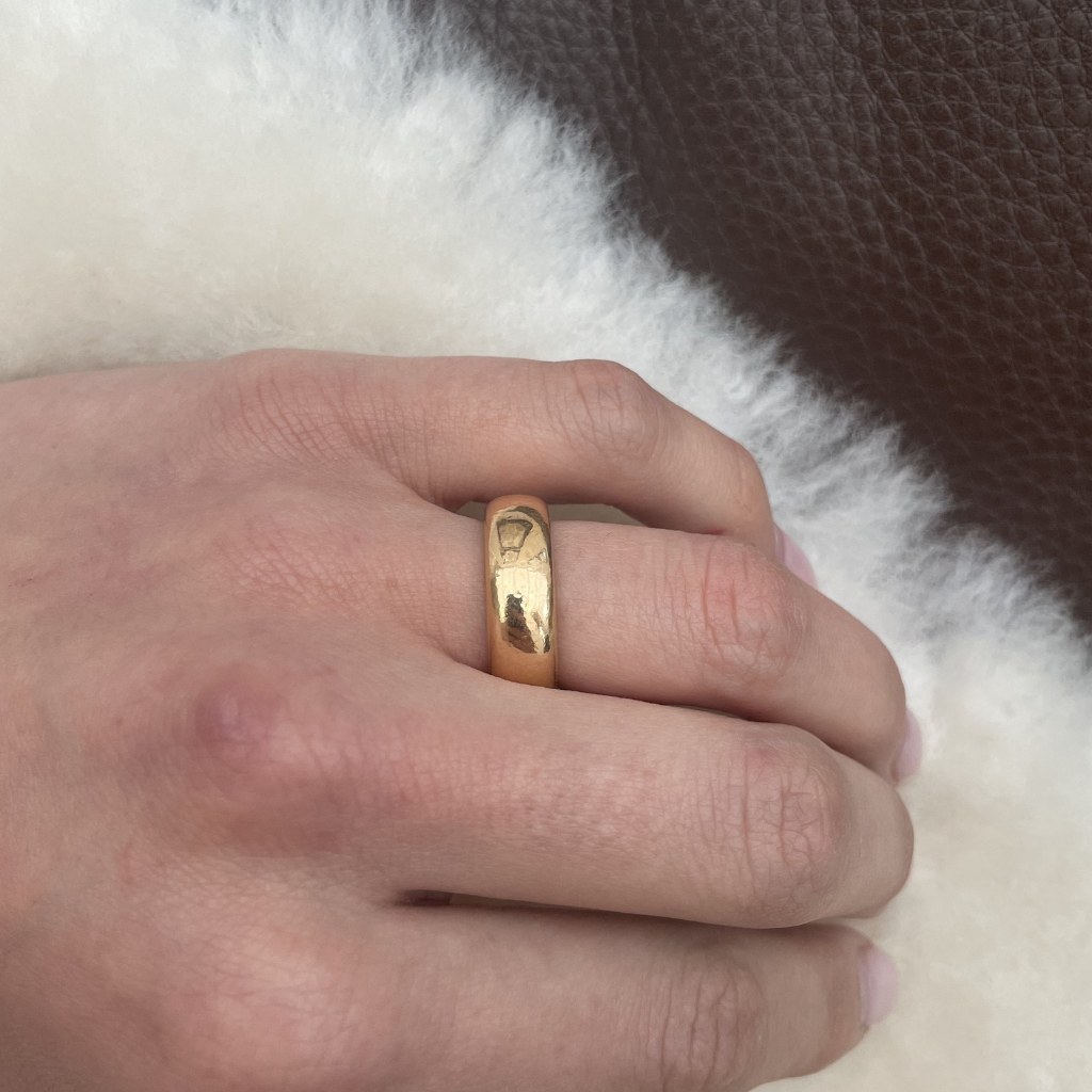 Super Heavy Vintage 22ct Gold Wedding Band – 20g+ & 7mm Wide