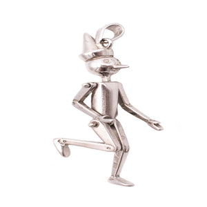 1970's Unoaerre, Sterling Silver Pinocchio Pendant