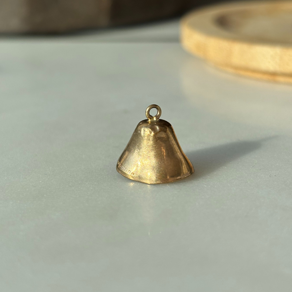 Vintage 9ct Gold Bell Charm