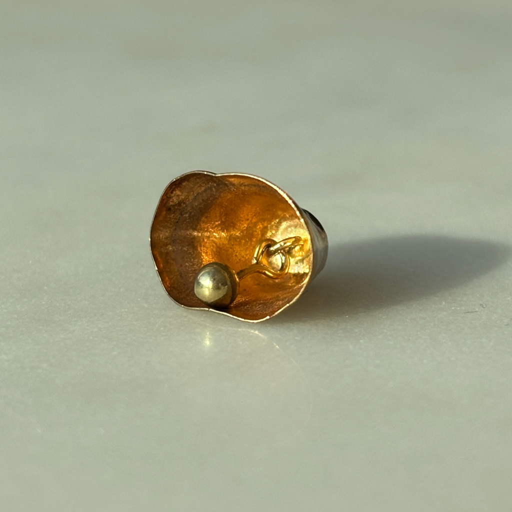 Vintage 9ct Gold Bell Charm