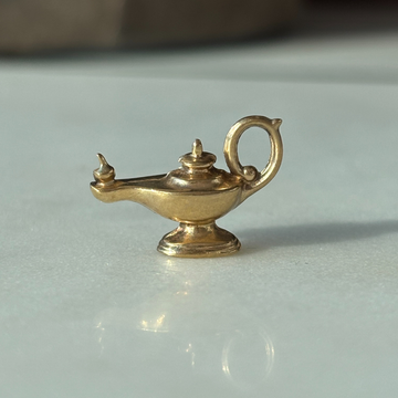 Vintage 9ct Gold Genie Oil Map