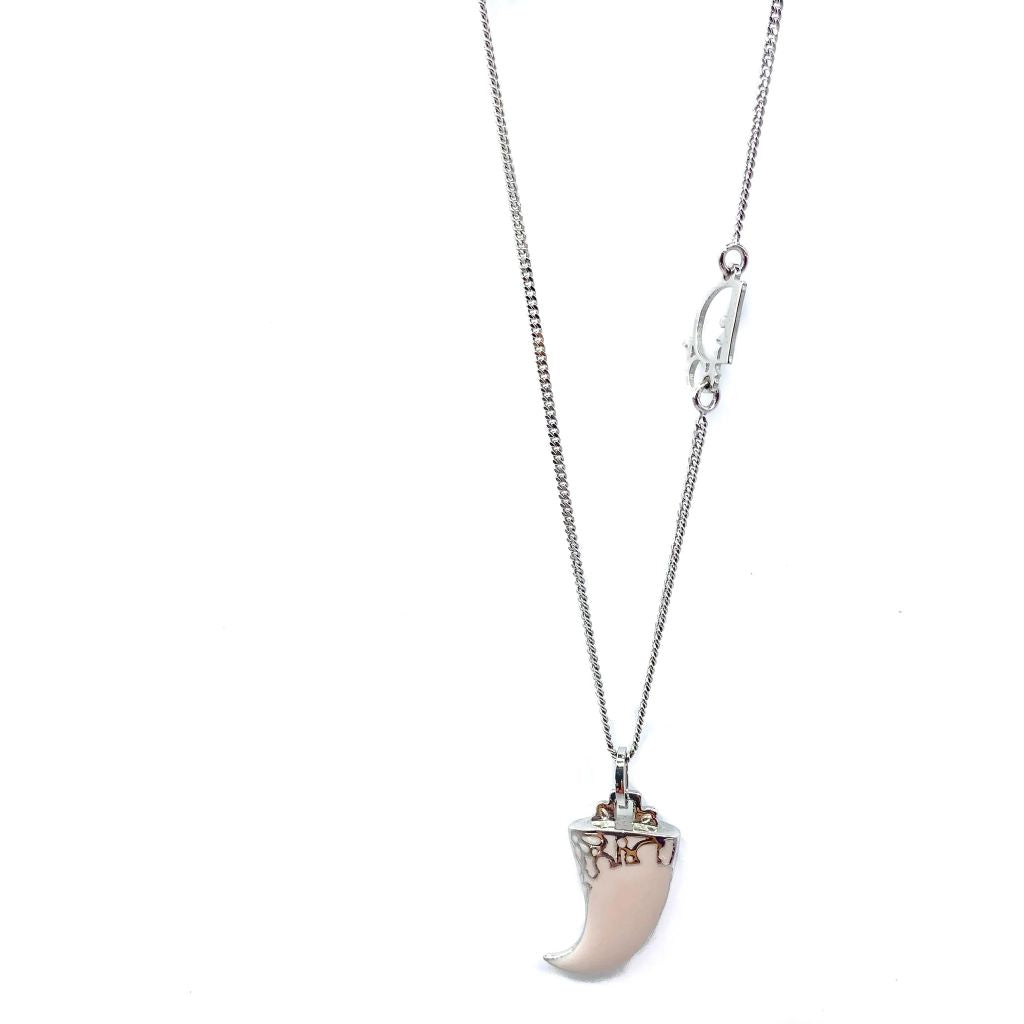 Dior Horn Pendant Necklace, 2000s