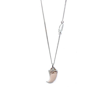 Dior Horn Pendant Necklace, 2000s