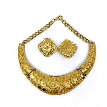 Erwin Pearl Necklace and Earrings Set, 1980s