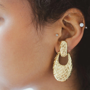 Givenchy Statement Clip On Earrings, 1980s