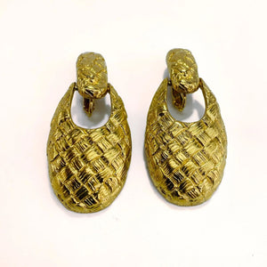 Givenchy Statement Clip On Earrings, 1980s