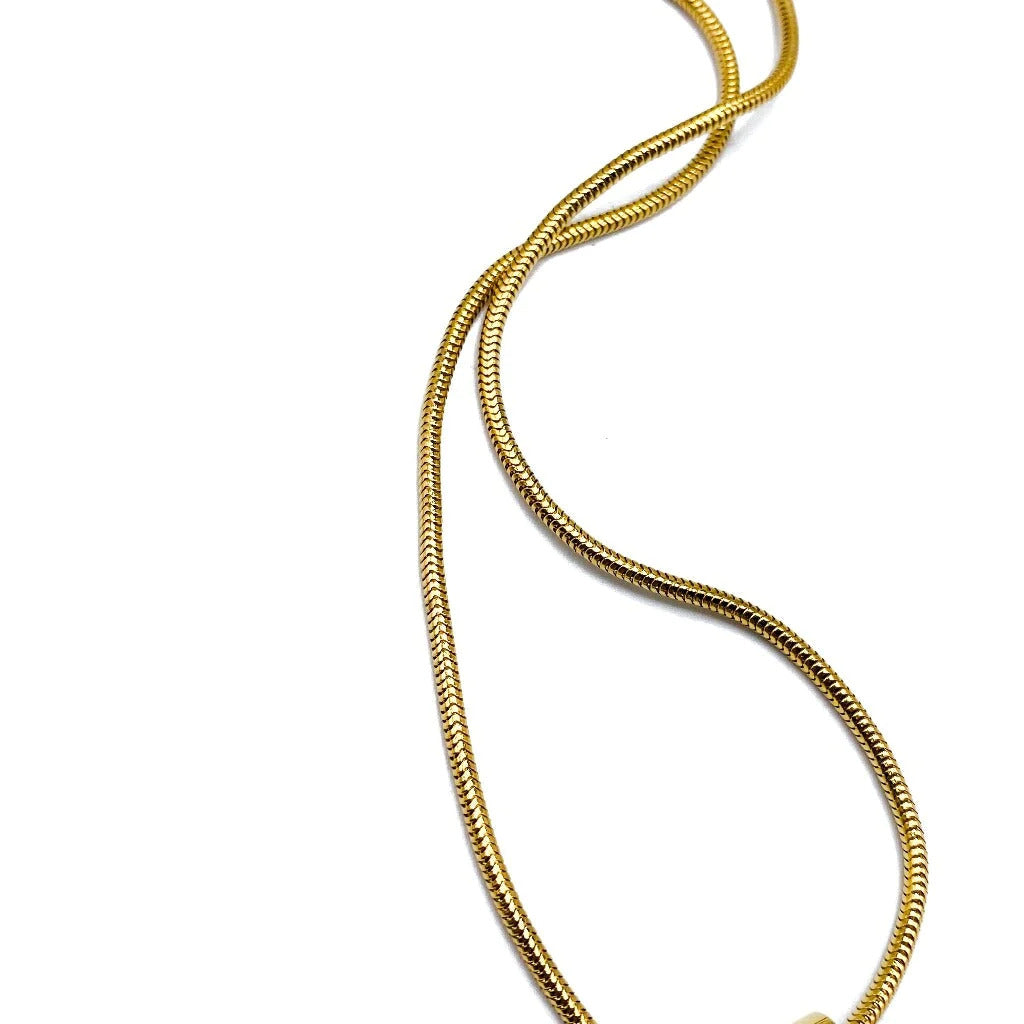 Givenchy Logo Pendant Necklace, 1970s