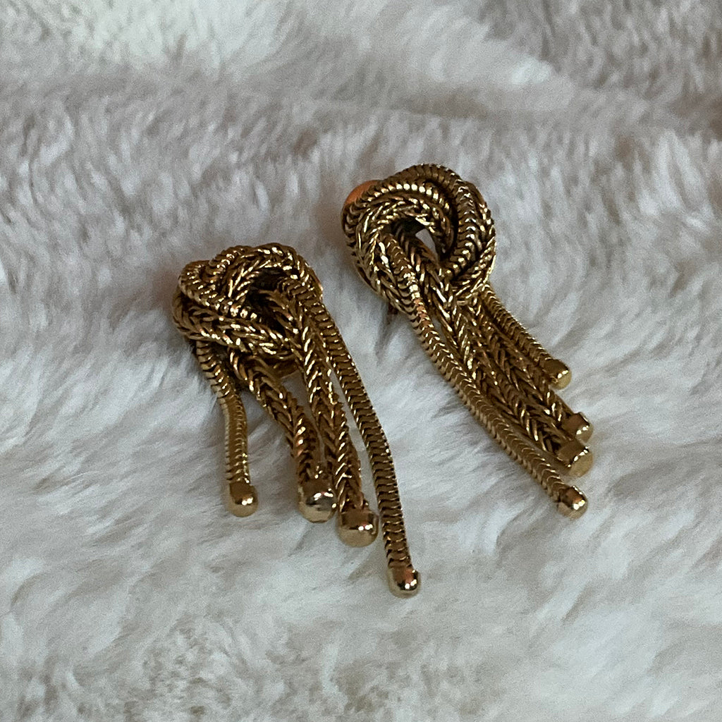 Vintage Gold-Plated Earrings by Grossé for Christian Dior (1963)