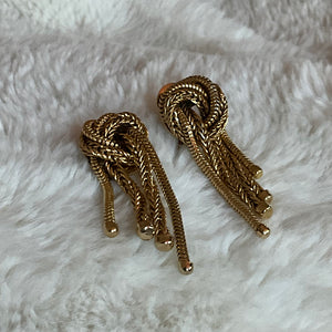 Vintage Gold-Plated Earrings by Grossé for Christian Dior (1963)