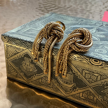 Vintage Gold-Plated Earrings by Grossé for Christian Dior (1963)