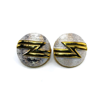 Monet Lightning Bolt Earrings, 1970s