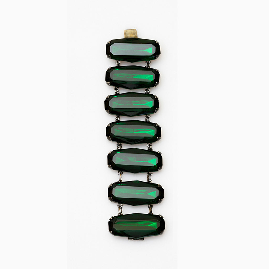 Yves Saint Laurent Emerald Panel Bracelet