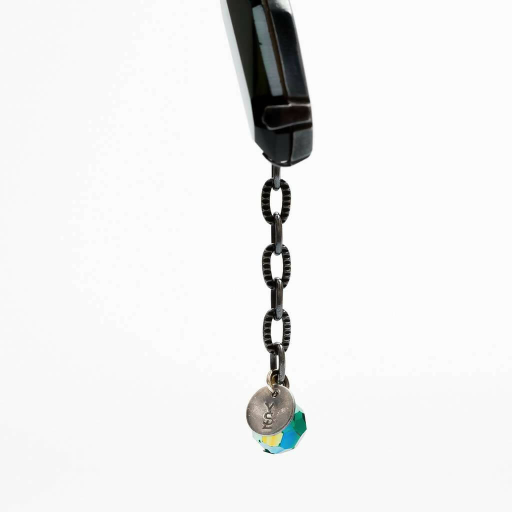 Yves Saint Laurent Emerald Panel Necklace