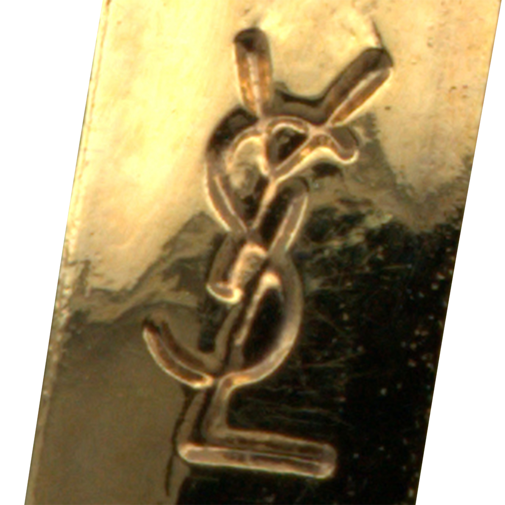 Very Rare YSL Diamante Logo Earrings