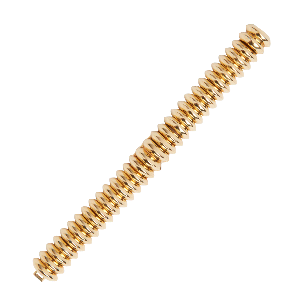 Cartier, 18k Yellow Gold Bracelet / Watch