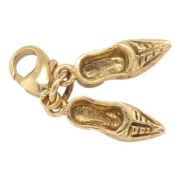 Vintage 9ct Yellow Gold Shoes Charm / Pendant