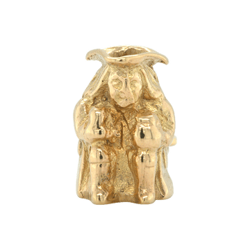 Vintage 9ct Yellow Gold Toby Jug Charm / Pendant