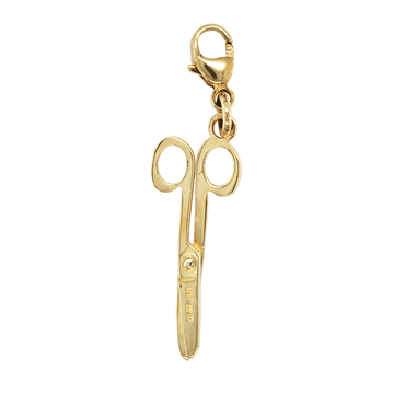 Vintage 9ct Yellow Gold Scissors Charm / Pendant