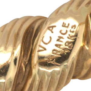 Van Cleef & Arpels, 18k Gold Twisted Ribbon Bangle