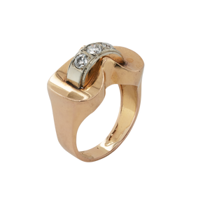 Gold and Diamond Ring, 1940s