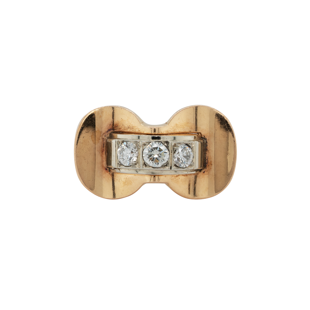 Gold and Diamond Ring, 1940s